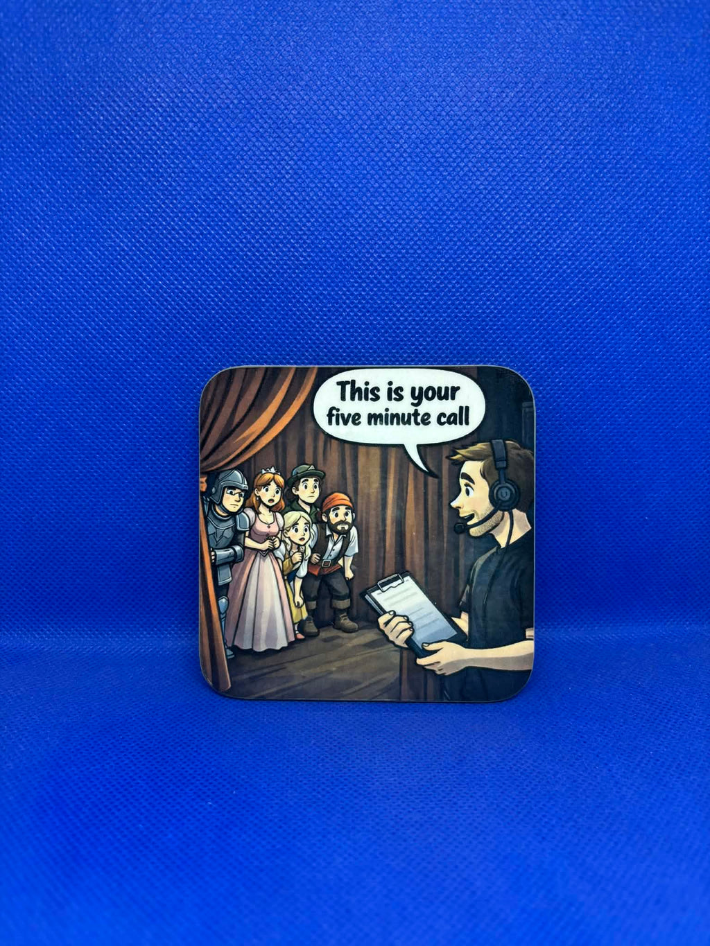 Theatre Life Coasters Set of 4 - Rehearsal Quotes Gift Set