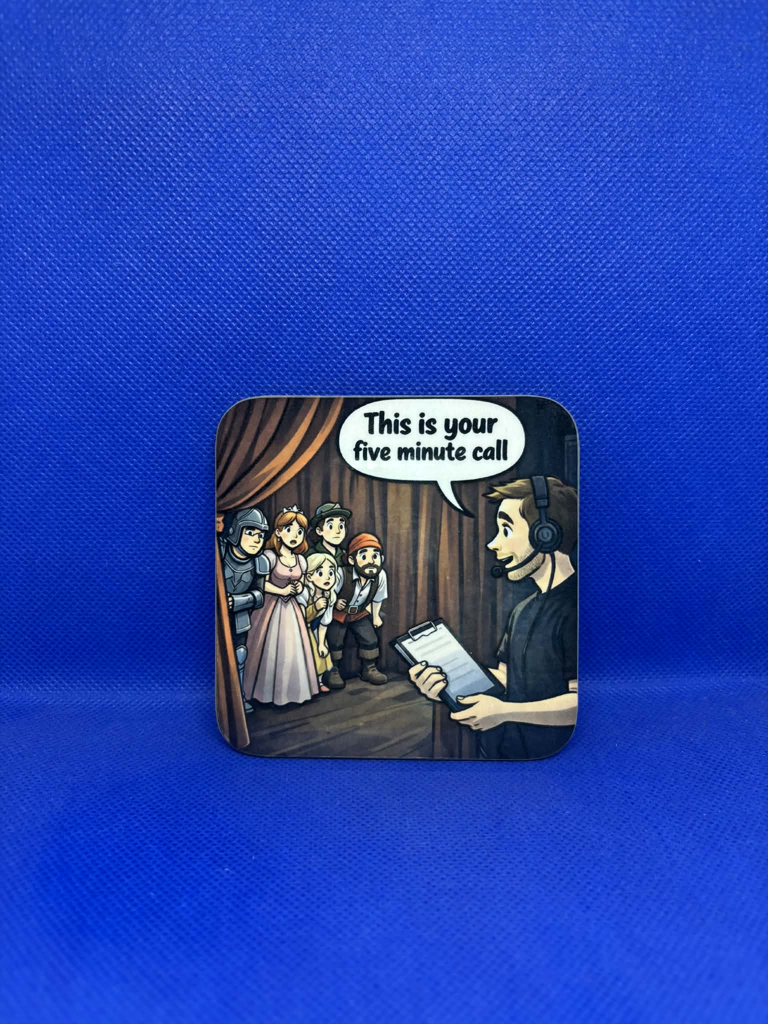 Theatre Life Coasters Set of 4 - Rehearsal Quotes Gift Set