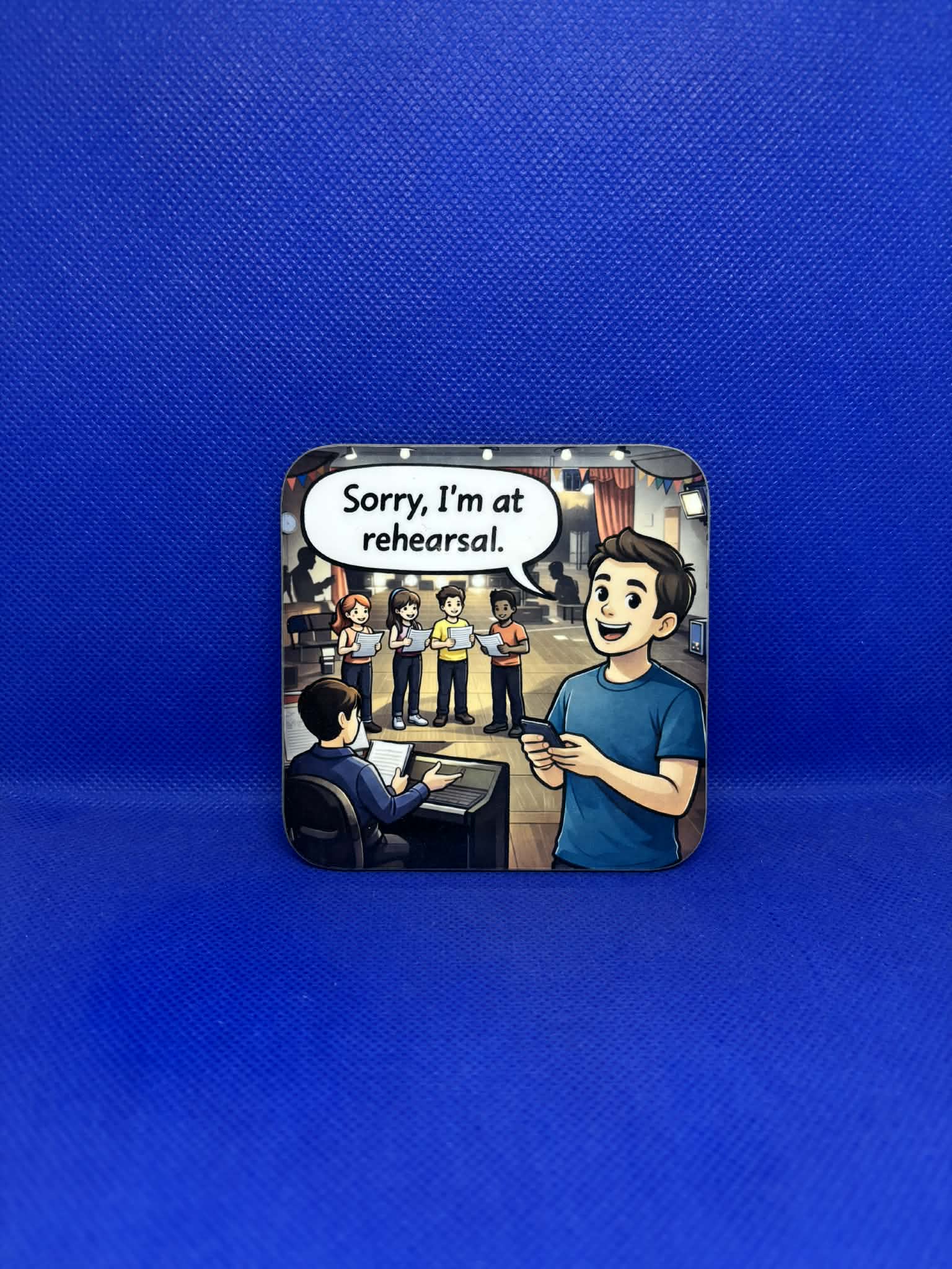 Theatre Life Coasters Set of 4 - Rehearsal Quotes Gift Set