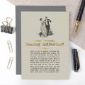 Foiled Birthday Card For Dancers / Dancing Enthusiasts