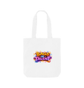 White Printed Bag Front